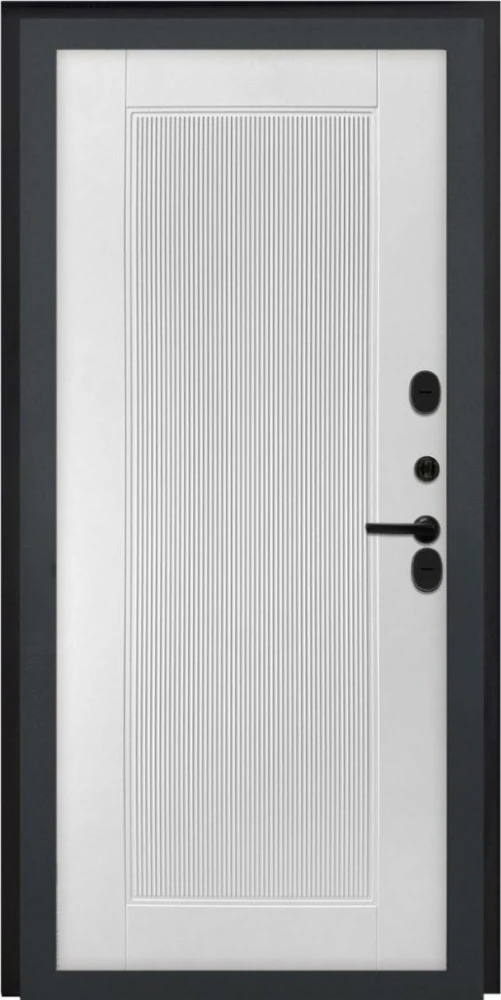 Входная дверь ДвериПРО Модель L-49 ПВХ 10мм Астрод Velutto Bianco DPRO200378 внутренняя сторона